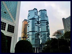 Lippo Towers, Far East Financial Center and Bank of China Tower.